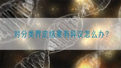 對分類界定結果有異議怎么辦？(圖1)